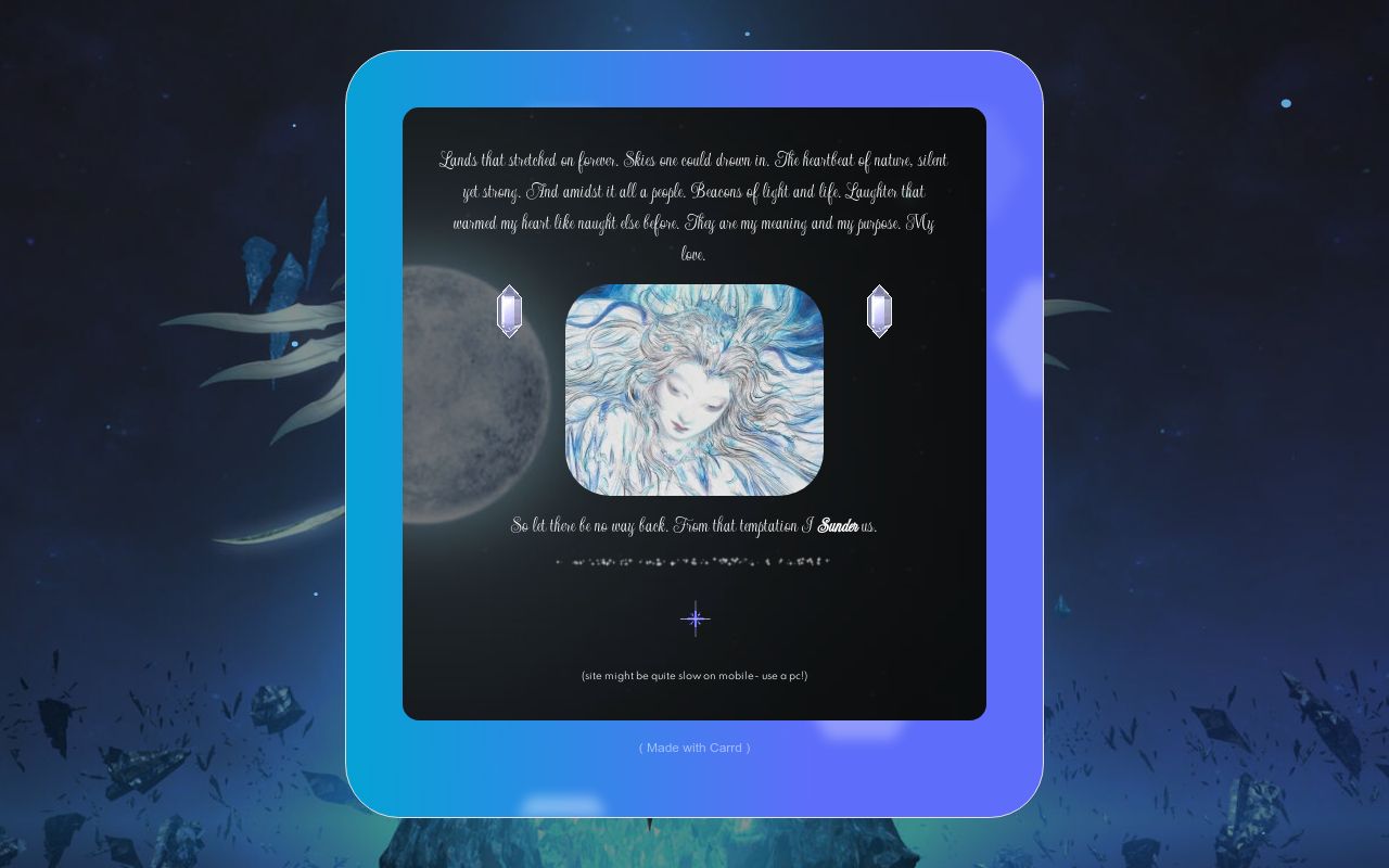 hear, feel, think...